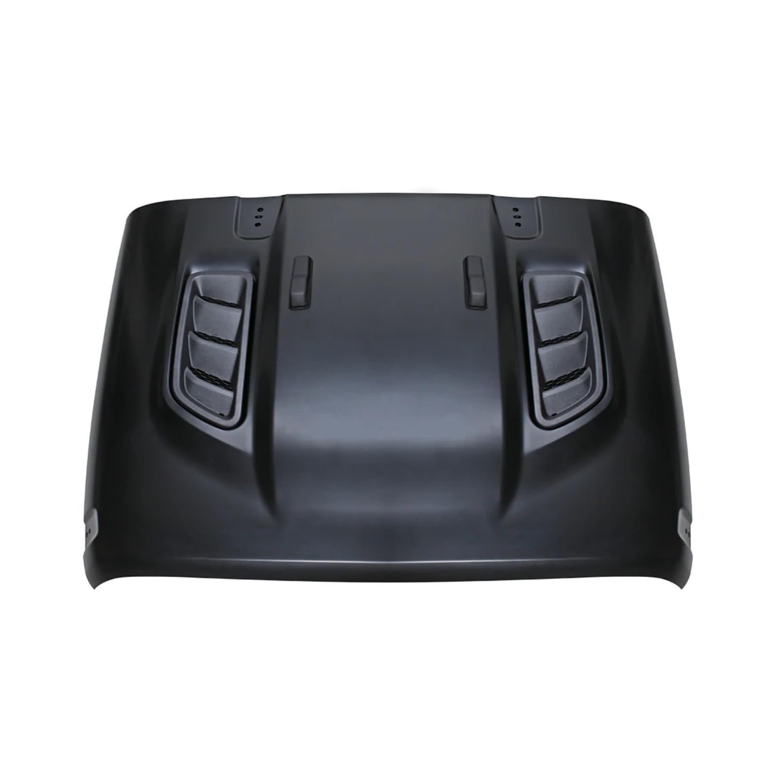 Universal Auto Teile Schwarz Aluminium Stahl Auto Motorhaube Abdeckung Kompatibel for Jeep Wrangler JK 2007+ 4X4 Zubehör von YaLiYa