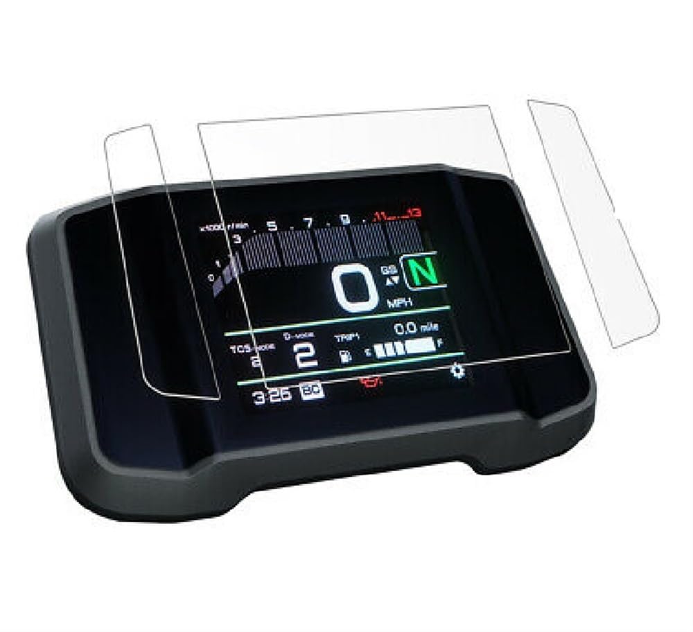 Armaturenbrett-Kratzschutz für Motorrad Motorrad Zubehör Instrument Dashboard Tacho Schutz Film Bildschirm Für Y&AMAHA MT-09 FZ-09 SP 2021 2022(1set) von YaSao