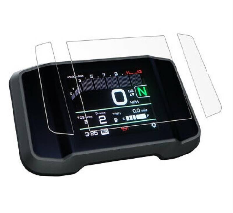 Armaturenbrett-Kratzschutz für Motorrad Motorrad Zubehör Instrument Dashboard Tacho Schutz Film Bildschirm Für Y&AMAHA MT-09 FZ-09 SP 2021 2022(1set) von YaSao