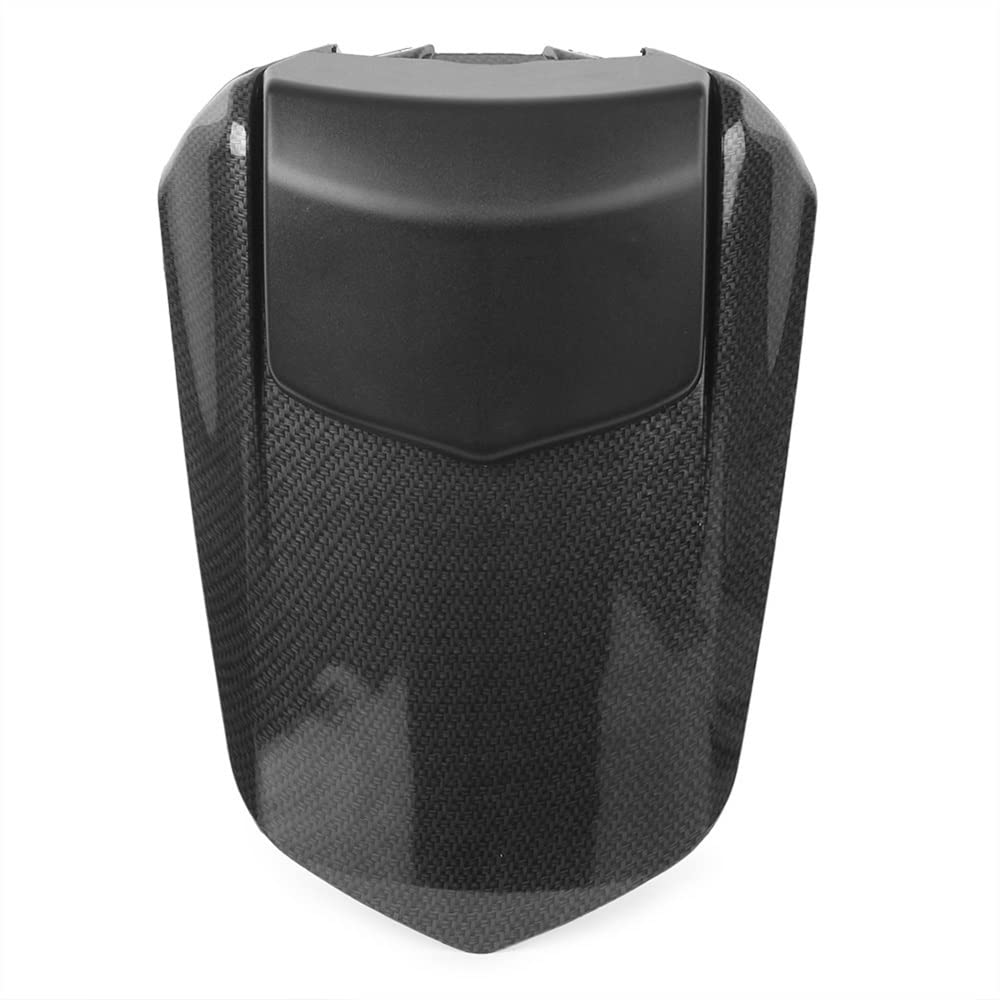 Motorrad Hinten Sozius-Sitz Rücksitzabdeckung Für Sozius Und Beifahrer Für Y&AMAHA YZF R1 2004 2005 2006(Carbon Fiber4) von YaSao