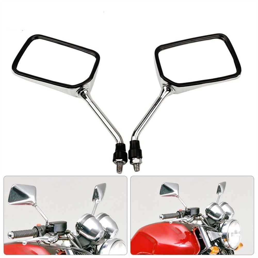 Motorradspiegel Motorrad Lenker Rückansicht Seiten Spiegel Rückspiegel Für H&ONDA CB400 VTEC 1 2 3 4 CB-1 VTR250 CB VTR 400 1 250 CB750 von YaSao