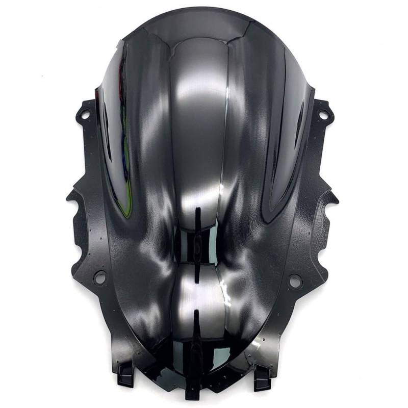 Windschutzscheibe Motorrad Motorrad Dual Bubble Windschutzscheibe Windschutzscheibe Spoiler Sonnenblende Deflektor Für YZF-R3 V2 2019 2020 YZF-R25 2019 2020(21) von YaSao