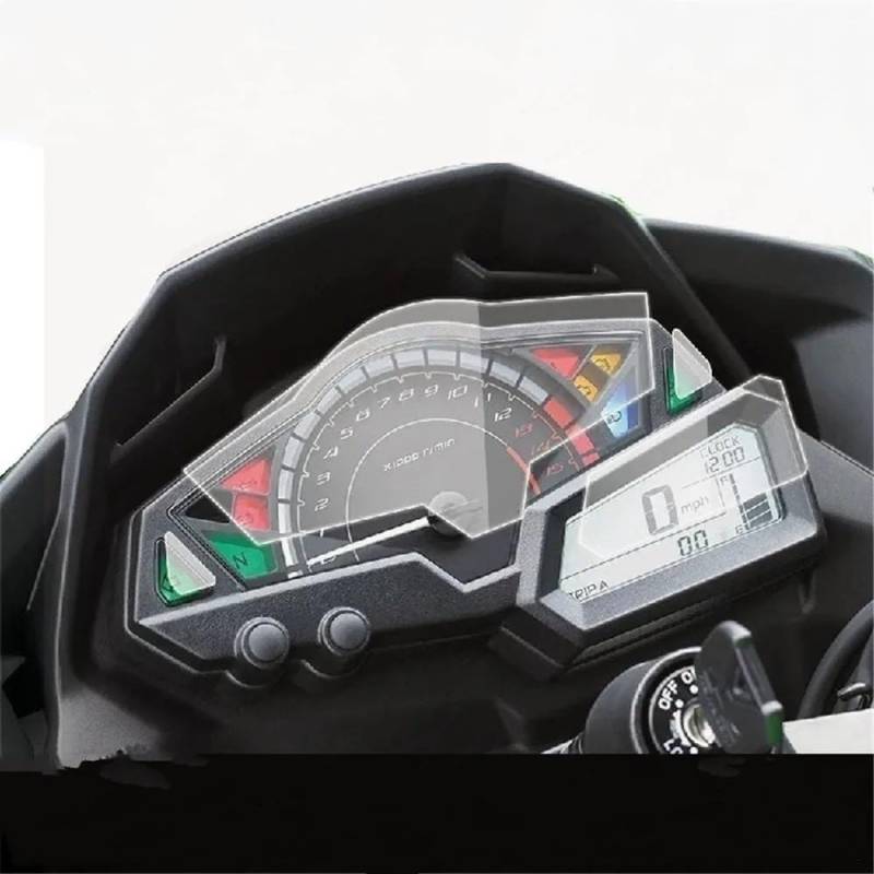 YaSao Armaturenbrett-Kratzschutz für Motorrad Für KA&WA&SAKI Ninja 250R 300 Z250 Z300 Z 250 300 Motorrad Film Instrument Dashboard Tacho Film Screen Display Film von YaSao