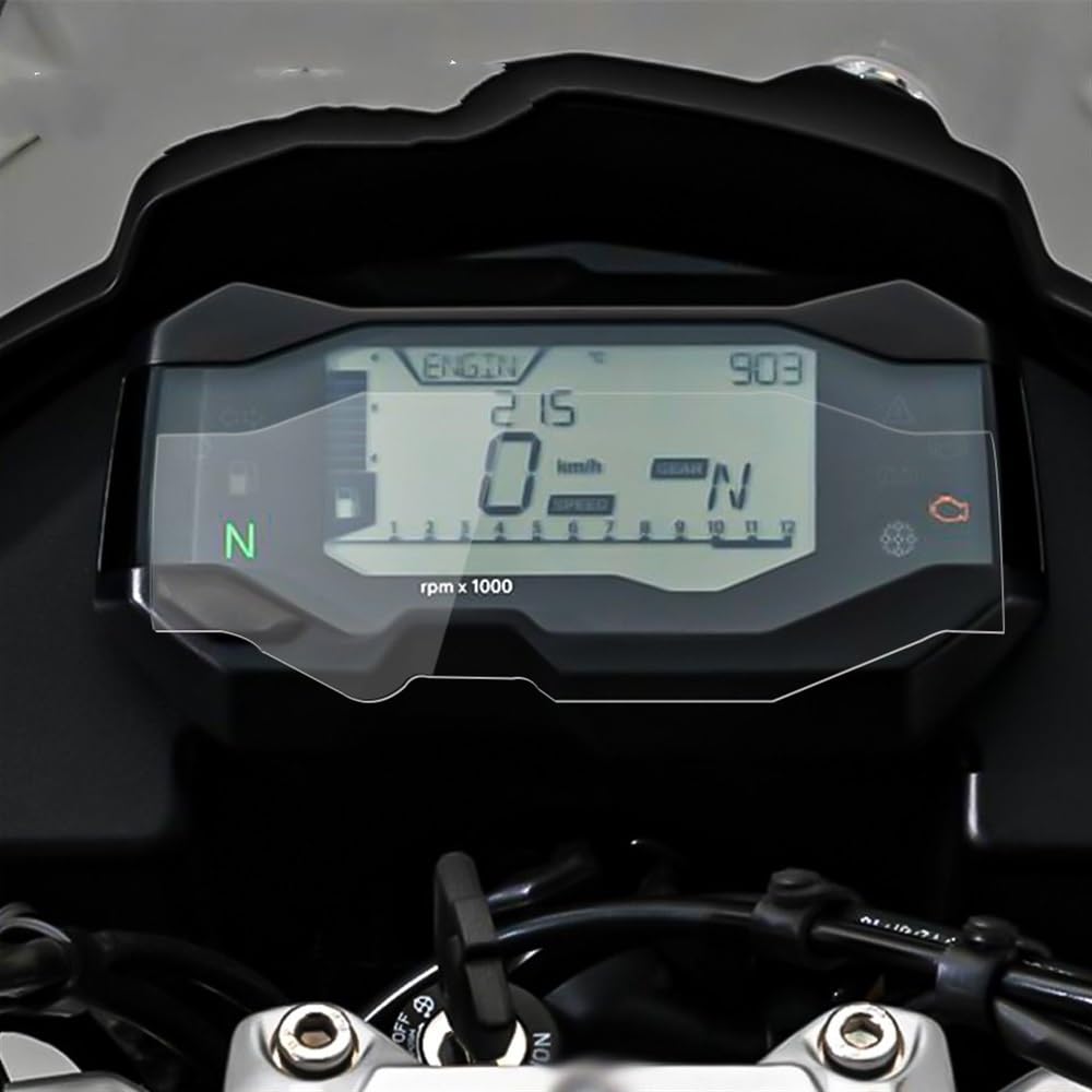 YaSao Armaturenbrett-Kratzschutz für Motorrad Motorrad Cluster Scratch Cluster Dashboard Screen Protector Zubehör Für B&MW G310GS G310R 2023 von YaSao