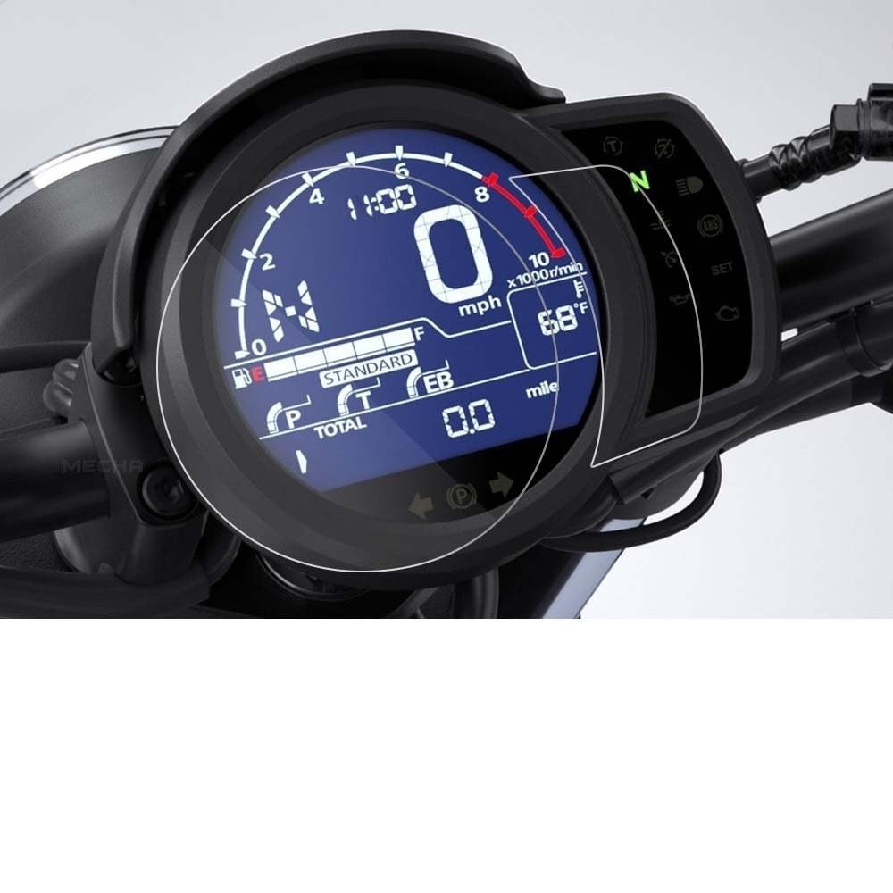 YaSao Armaturenbrett-Kratzschutz für Motorrad Motorrad Scratch Cluster Screen Dashboard Schutz Instrument Film Für H&ONDA Rebel CMX 1100 2021(1PCS) von YaSao