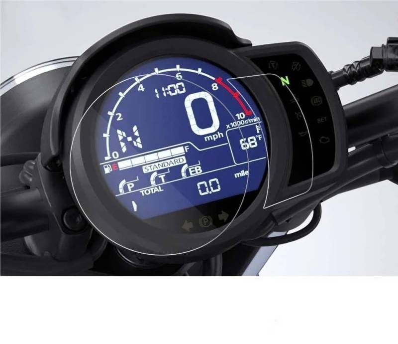 YaSao Armaturenbrett-Kratzschutz für Motorrad Motorrad Scratch Cluster Screen Dashboard Schutz Instrument Film Für H&ONDA Rebel CMX 1100 CMX1100 2021(4PCS) von YaSao