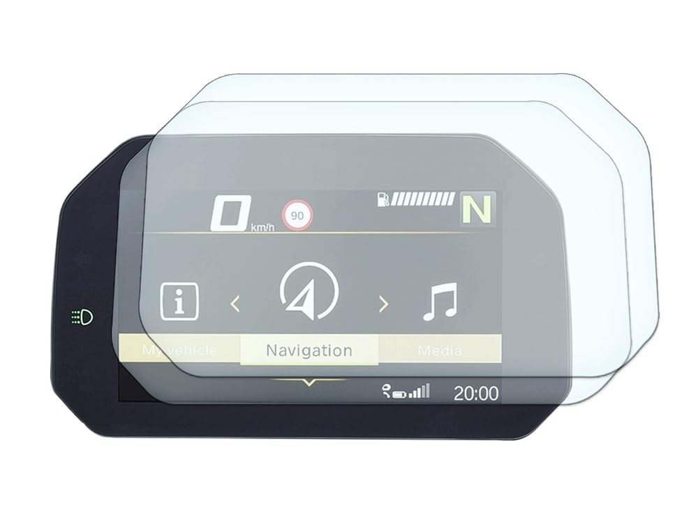 YaSao Armaturenbrett-Kratzschutz für Motorrad Motorrad TPU Screen Protector Konnektivität Display Instrument Film Für B&MW F900R F900XR 2020(1 PCS) von YaSao