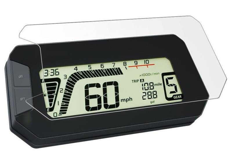 YaSao Armaturenbrett-Kratzschutz für Motorrad Motorrad Zubehör Scratch Cluster Screen-Dashboard Schutz Instrument Film Für H&ONDA CB300F CRF 300F 2023(4SETS) von YaSao