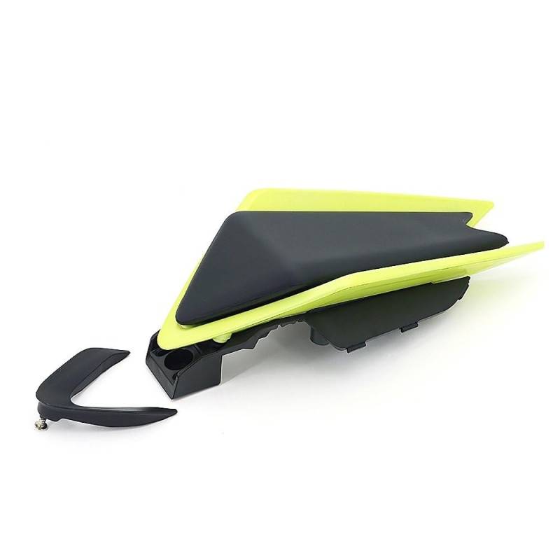 YaSao Motorrad Hinten Sozius-Sitz FÜR Aprilia RS660 RS 660 Tuono 660 2020- RSV4 2021- Motorrad Passagier Sozius Hinten Sitz Abdeckung Verkleidung Sitz gugel Buckel Spoiler(Yellow7) von YaSao