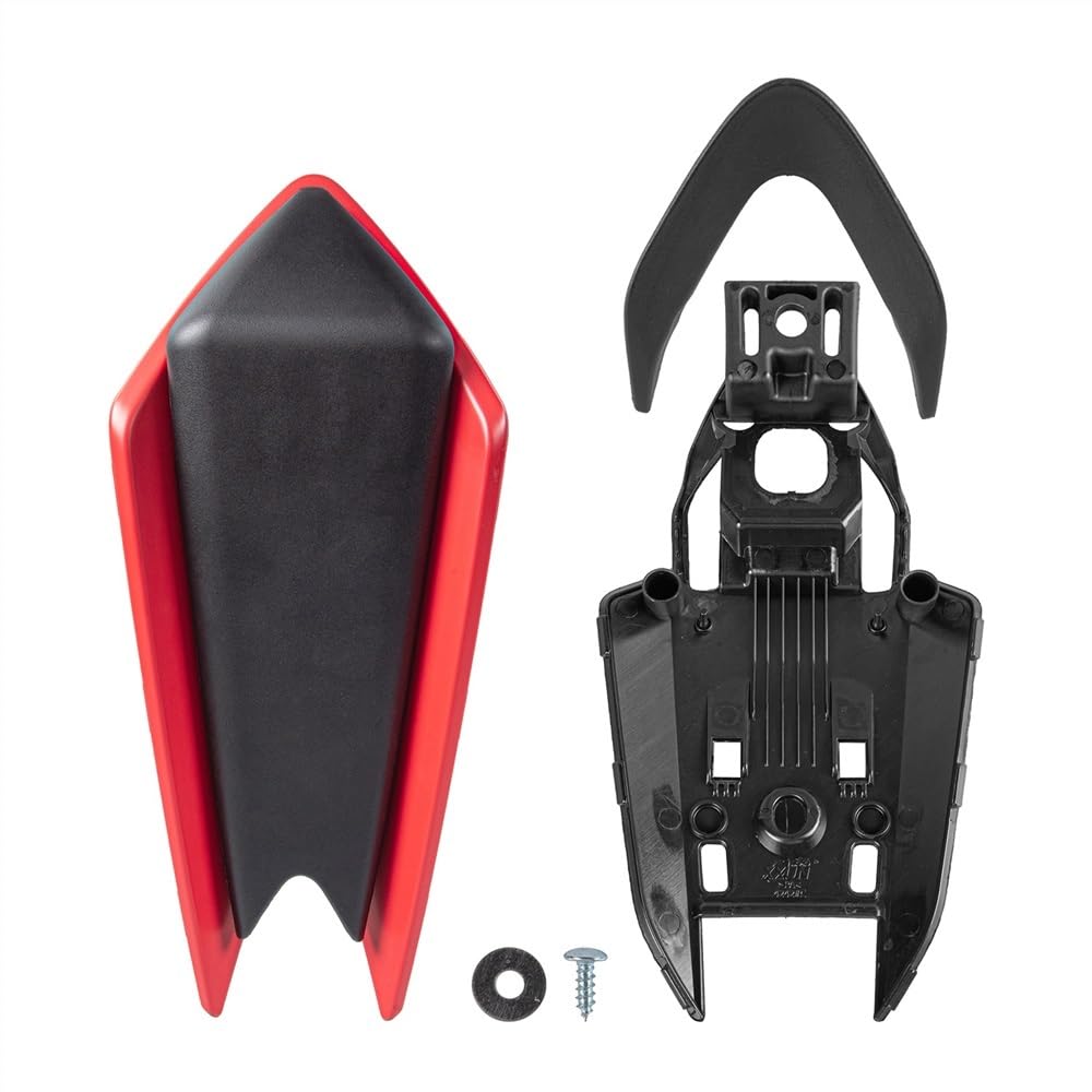 YaSao Motorrad Hinten Sozius-Sitz Für Aprilia RS660 2020-2022, Tuono 660/RSV4 1100 2021-2022 Motorrad Hinten Passagier Sozius Sitz Abdeckung Verkleidung Sitz Gugel(Red6) von YaSao