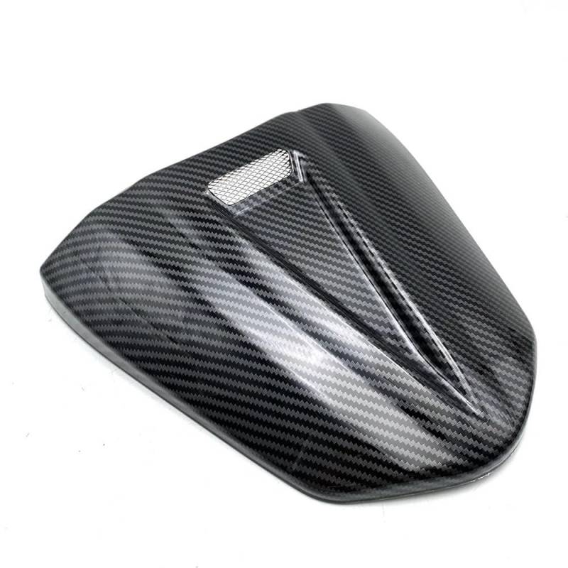 YaSao Motorrad Hinten Sozius-Sitz Motorrad Hinten Passagier Gugel Sitz Zurück Abdeckung Verkleidung Teil Für Suzuki GSX-S1000 950 2021 2022 2023(Carbon Fiber Pattern) von YaSao