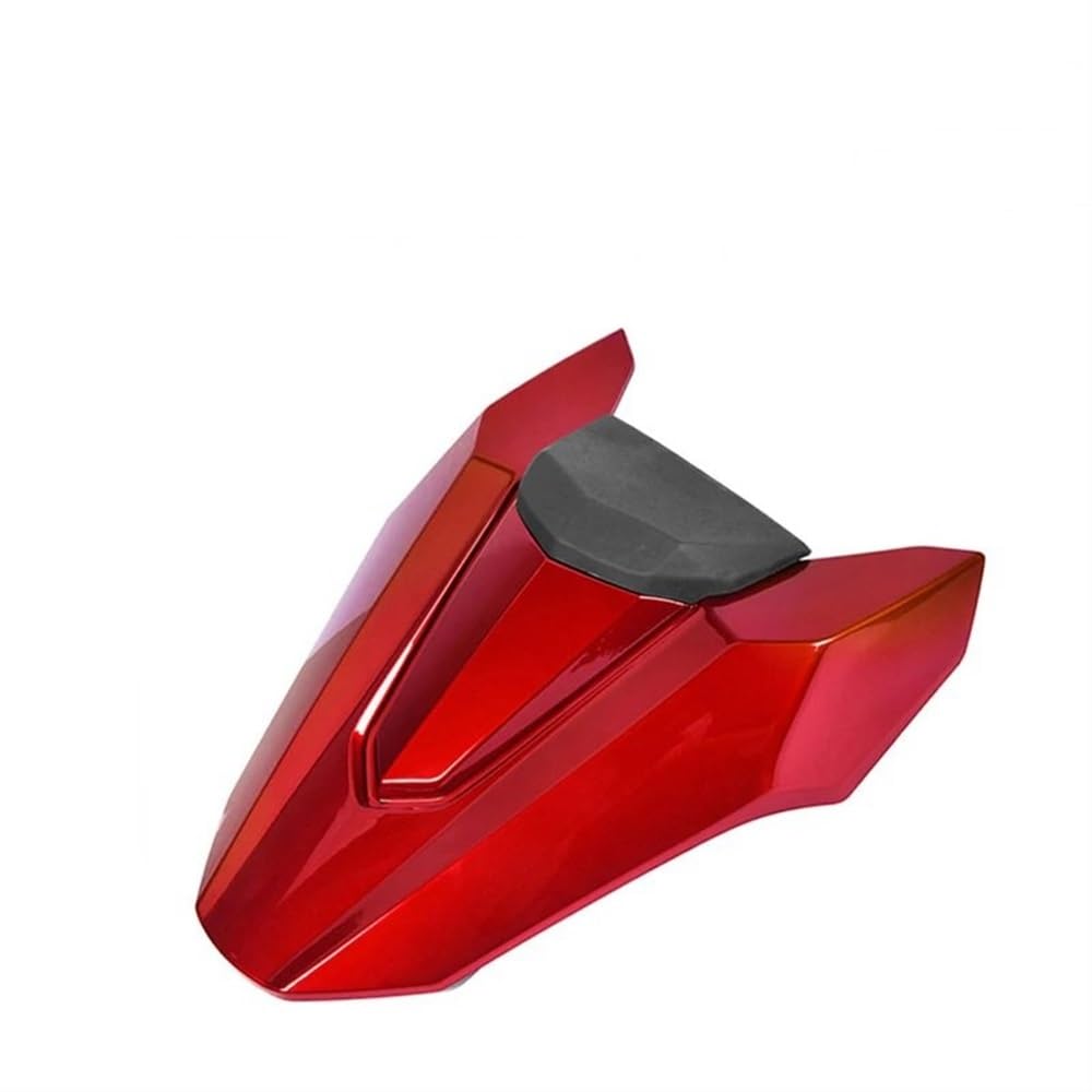 YaSao Motorrad Hinten Sozius-Sitz Motorrad Sitzbezug Hinten Beifahrersitz Gugel Buckel Verkleidung Für H&ONDA CB650R CBR650R 2019 2020 2021 2022 2023(A-Wine Red) von YaSao