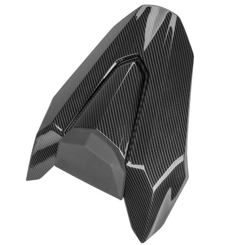 YaSao Motorrad Hinten Sozius-Sitz Motorrad Sozius Rücksitz Abdeckung Solo Sitz Gugel Verkleidung Für H&ONDA CB650R CBR650R 2019 2020(Carbon Fiber Look) von YaSao