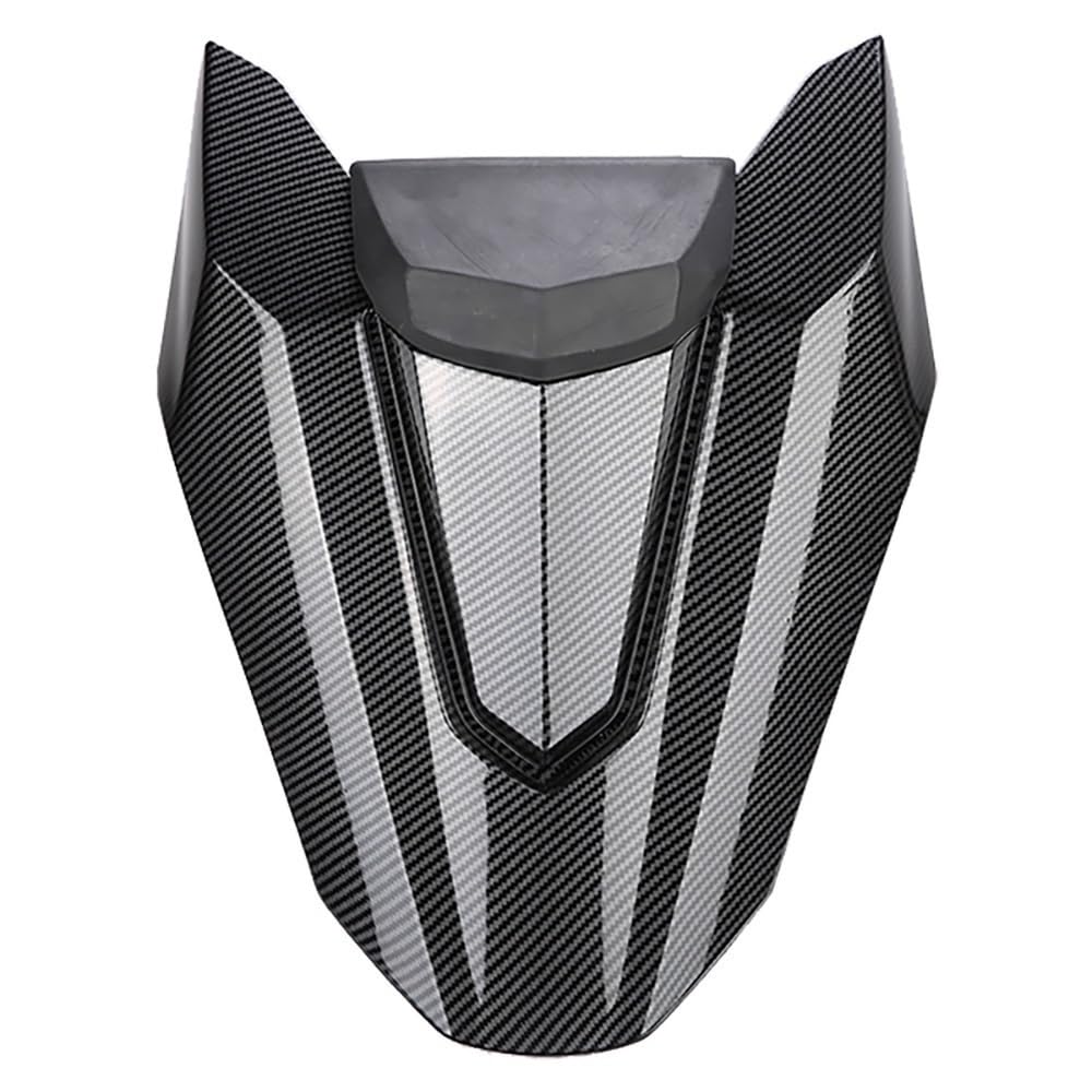 YaSao Motorrad Hinten Sozius-Sitz Sitzbezug Motorrad Für H&ONDA CBR650R CB650R 2019-2020 Mit Gummipolster Verkleidung Gugel Zubehör Sitzteile(Carbon Fiber1) von YaSao