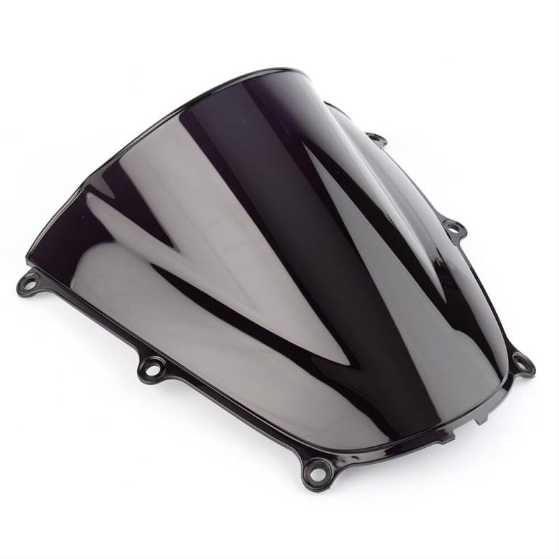 YaSao Windschutzscheibe Motorrad Motorrad Windschutzscheibe Spoiler Sonnenblende Doppel Blase Winddicht Bildschirm Kratzfest Für CBR600 RR F5 2005 2006(99) von YaSao