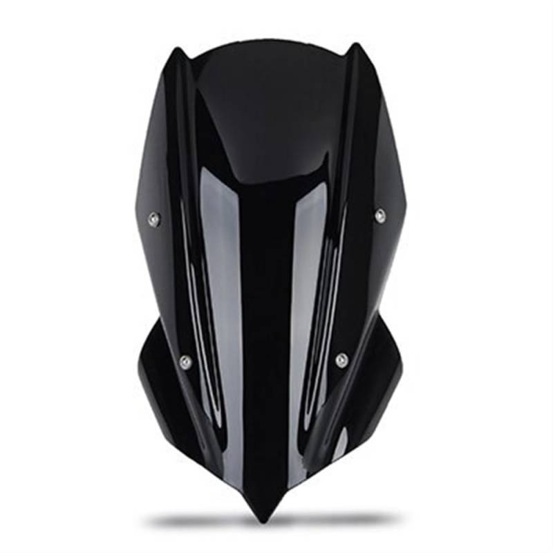 YaSao Windschutzscheibe Motorrad Motorrad Windschutzscheibe Windabweiser Spoiler Sonnenblende Double Bubble Winddicht Bildschirm Für Z250 Z400 2019 2020 2021(2) von YaSao