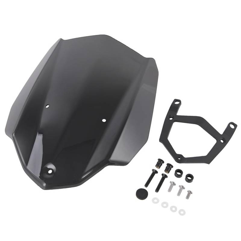 YaSao Windschutzscheibe Motorrad Motorrad Windschutzscheibe Windschutzscheibe Spoiler Windschutzscheibe Mit Halterung Für MT 03 MT-03 MT03 2016 2017 2018 2019(17) von YaSao