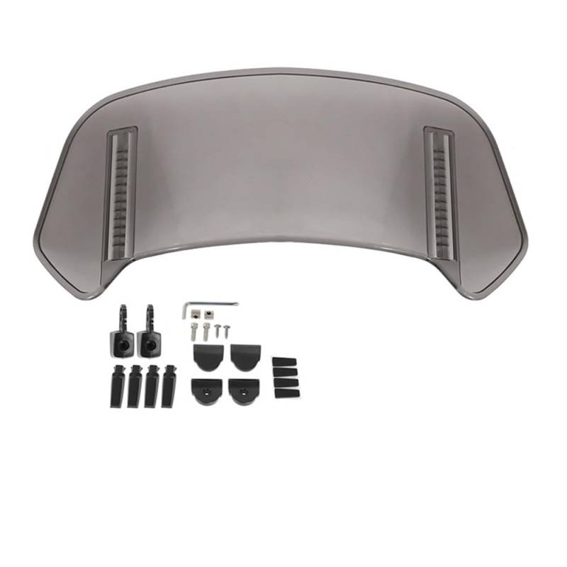 YaSao Windschutzscheibe Motorrad Motorrad-Windschutzscheibenverlängerung, Verstellbarer Spoiler-Deflektor für B&MW R1200GS F750GS F850GS F900R F900XR(8) von YaSao