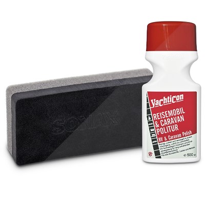 Yachticon Reisemobil & Caravan Politur 500 ml + Kombischwamm von Yachticon