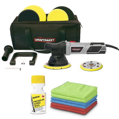 Yachticon Premium Hard Wax 500 ml + 6 x Mikrofasertücher + Poliermaschine von Yachticon