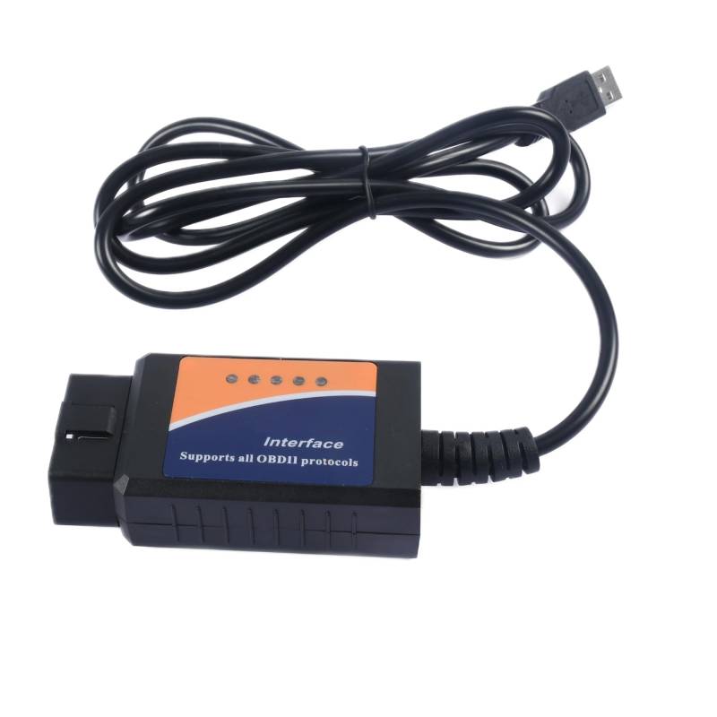 ELM 327 OBD2 USB Adapter OBDii Diagnose-Scanner mit PIC18F25K80 Chip von Yalgdlen