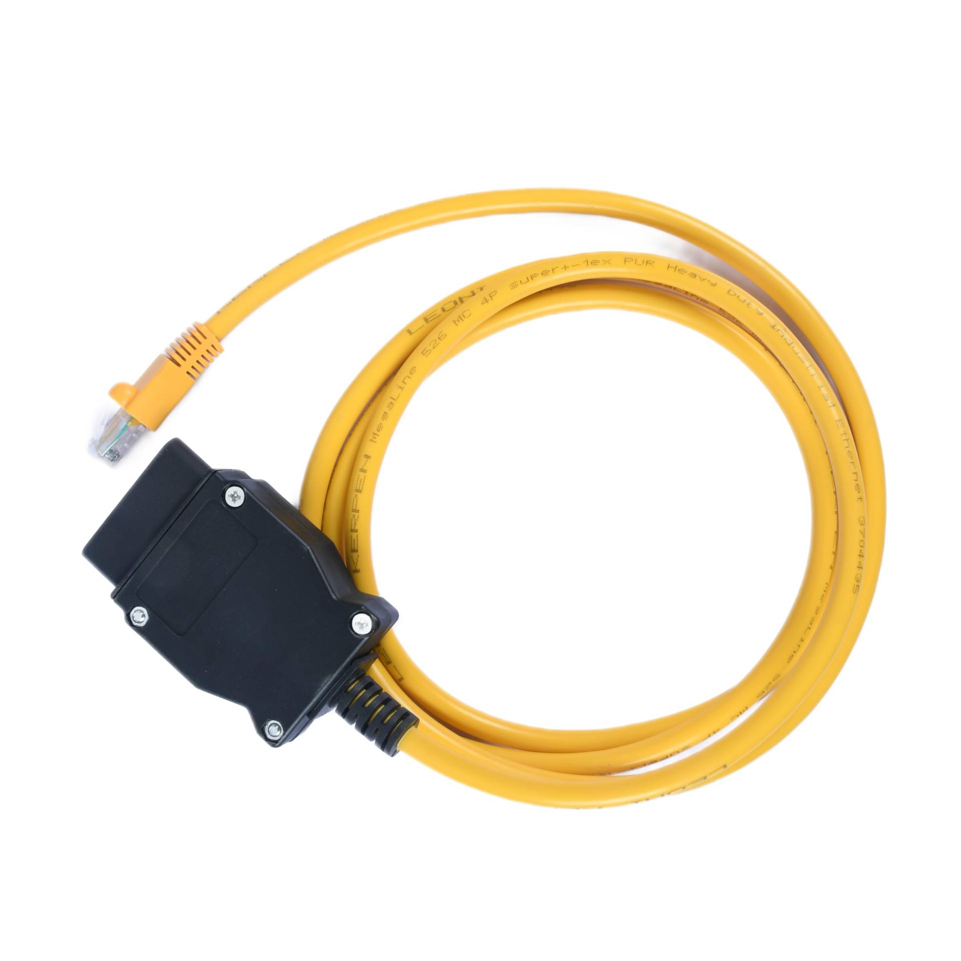 Enet OBD2 OBDii RJ45 Kabel Ethernet zu OBD Kompatibel mit BMW F/G-Serie ista esys Kabel von Yalgdlen