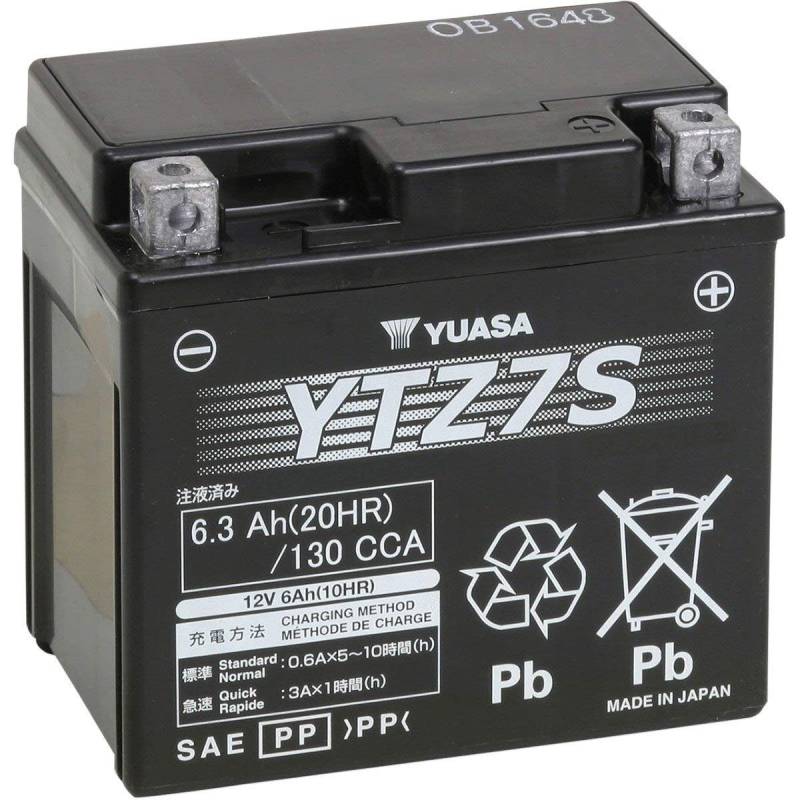 Batteria Yuasa YTZ7S originale Yamaha 5TJ821000100 Misure 113 x 70 x 105 mm von Yamalube