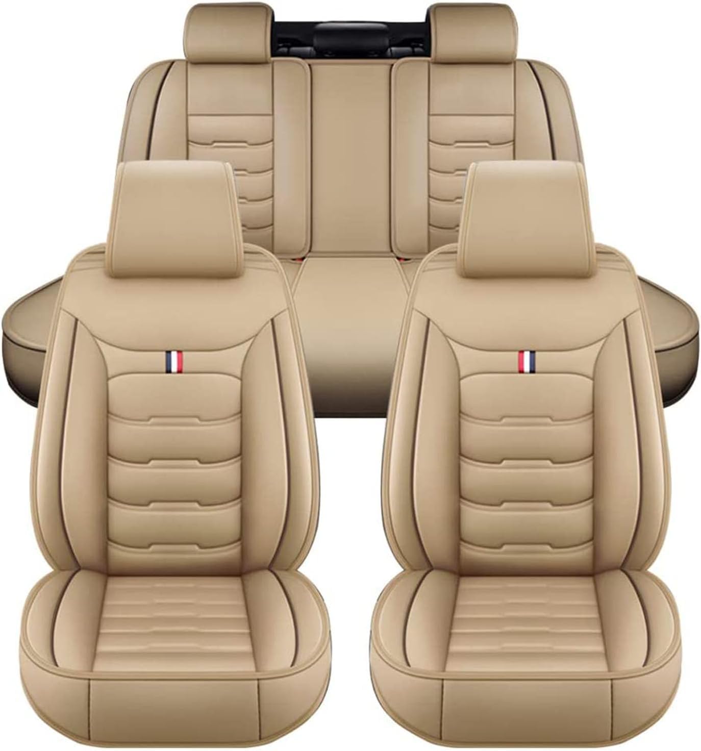 YanZB Auto Sitzbezüge für Alfa Romeo 4C 2015-2017, Leder Bequem Schonbezüge Atmungsaktiv rutschfest Sitzschoner Innenraum Zubehör,Beige YanZB Auto Sitzbezüge für Alfa Romeo 4C 2015-2017, Leder Bequem Schonbezüge Atmungsaktiv rutschfest Sitzschoner Innenraum Zubehör,Beige von YanZB