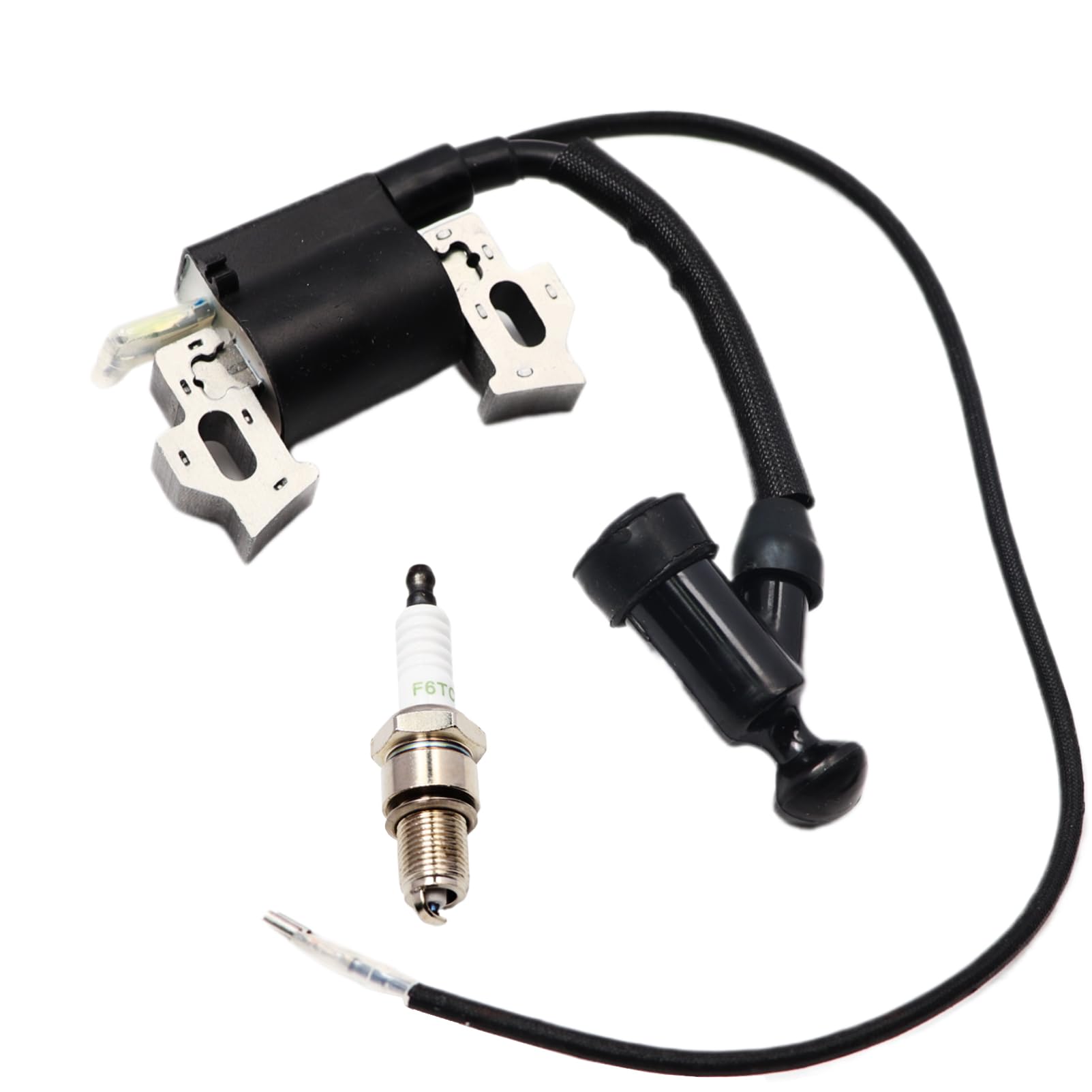 YananAC Zündkerze Zündspulensatz Replacement Ignition Coil with Spark Plug 30500-ZL8-014 Compatible with GC135 GC160 GC190 GCV135 GCV160 GCV190 0500-ZL8-004 von YananAC