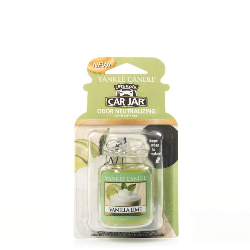 Yankee 5038580005639 Candle Auto-Lufterfrischer, 1220892E Auto-Lufterfrischer, Auto Jar Ultimate, Vanilla Lime von Yankee Candle