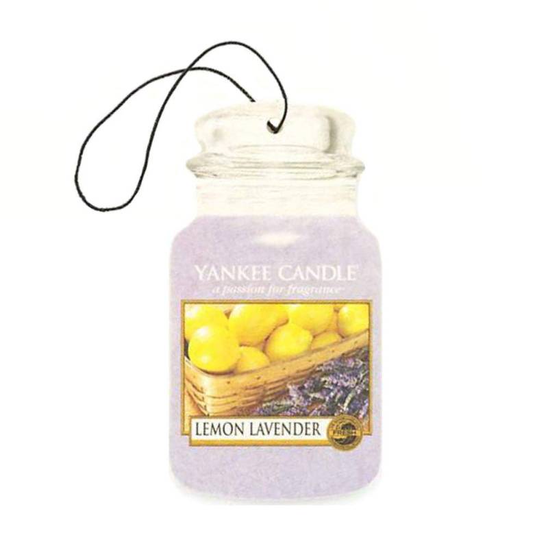 Yankee candle 1172084E Autoduft Car Jar Single Lemon Lavender, Pappe, violett, 7,6 x 19,7 x 0,7 cm von Yankee Candle