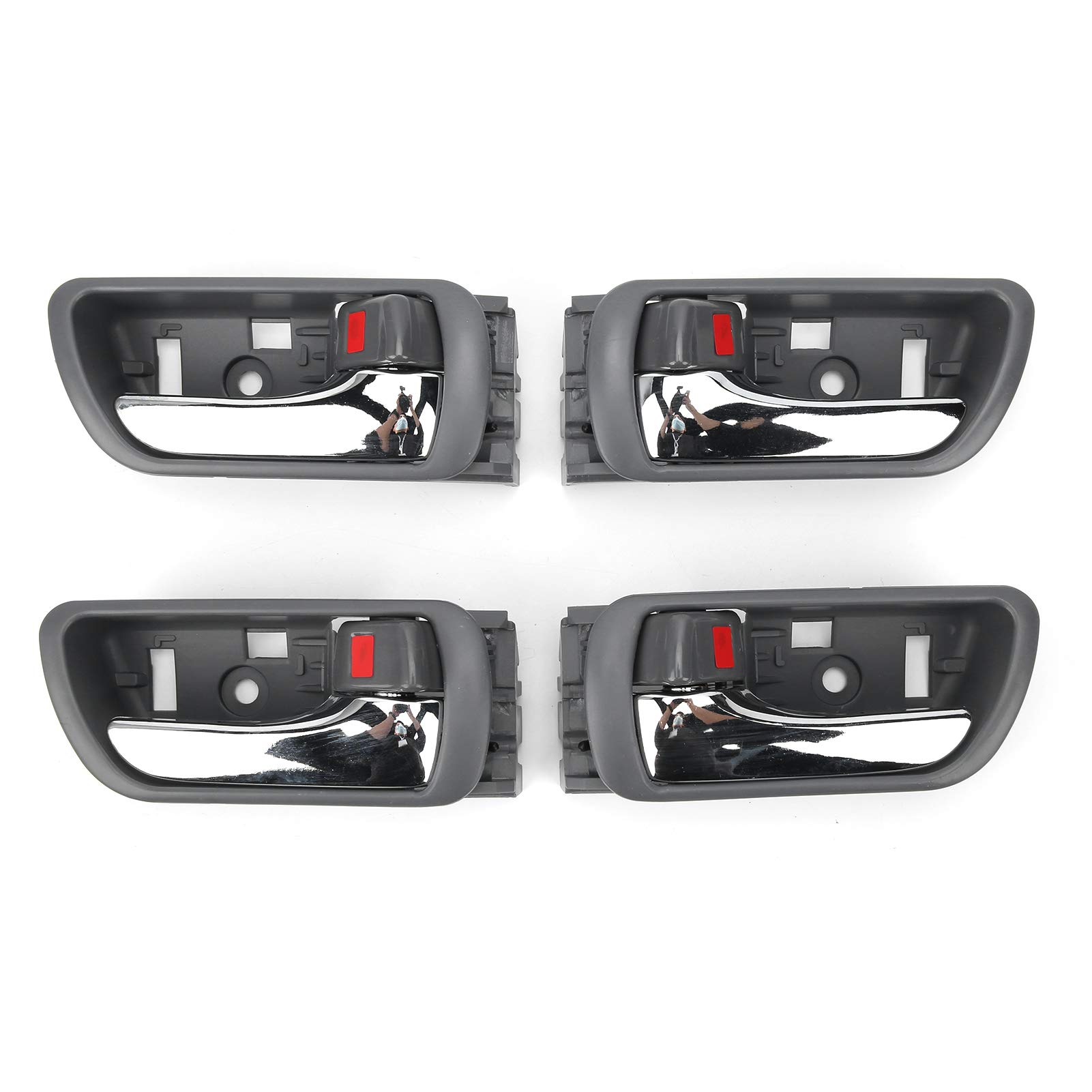 4 PCs Innen -Türgriffer Austausch für Camry 2002–2006, Innen -Türgriff Vorderen Hecktreiber und Beifahrerseite, 69206-33030 Auto Innen -Türgriff Ersatz von Yanmis