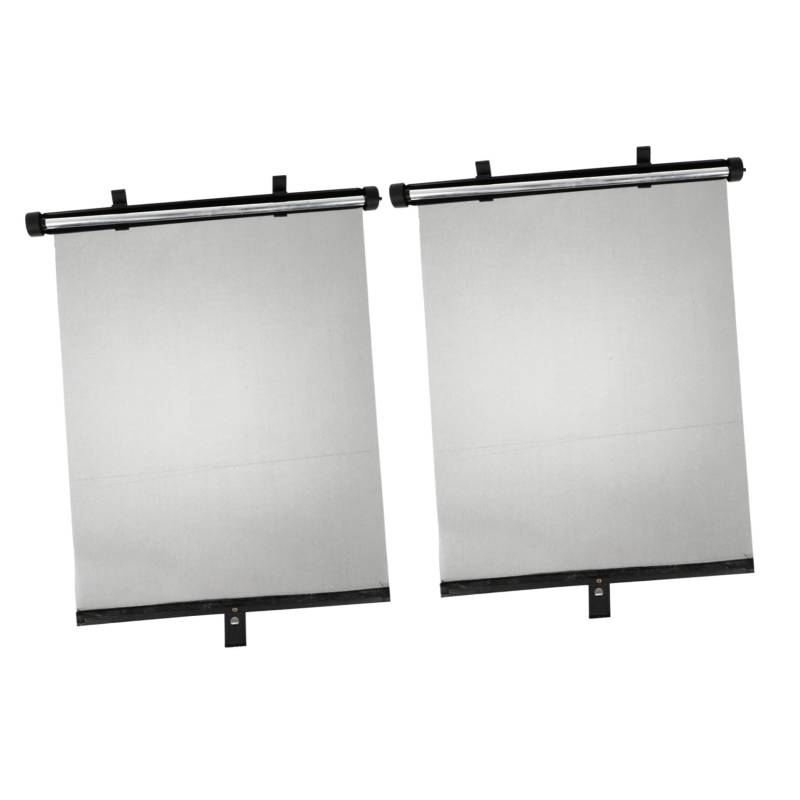 Yardwe 1 Paar Sonnenschutz Autofensterrollo für Fenster Sonnenfänger Geländer Rollos für Auto sonnenrollo car Shade Rollläden für Seitenfenster Auto verhindern Hitze Sonnenjalousie Black von Yardwe