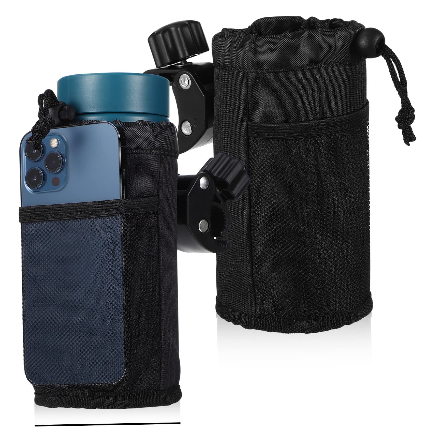 Yardwe 2St Getränkehalter Fahrradkorb Junge Wasserflasche Tasse Lenkertasche Wasserflasche fürs Fahrrad Multifunktion Zubehör Fahrradtasche Käfige Kind Wasserflaschenhalter Polyester von Yardwe