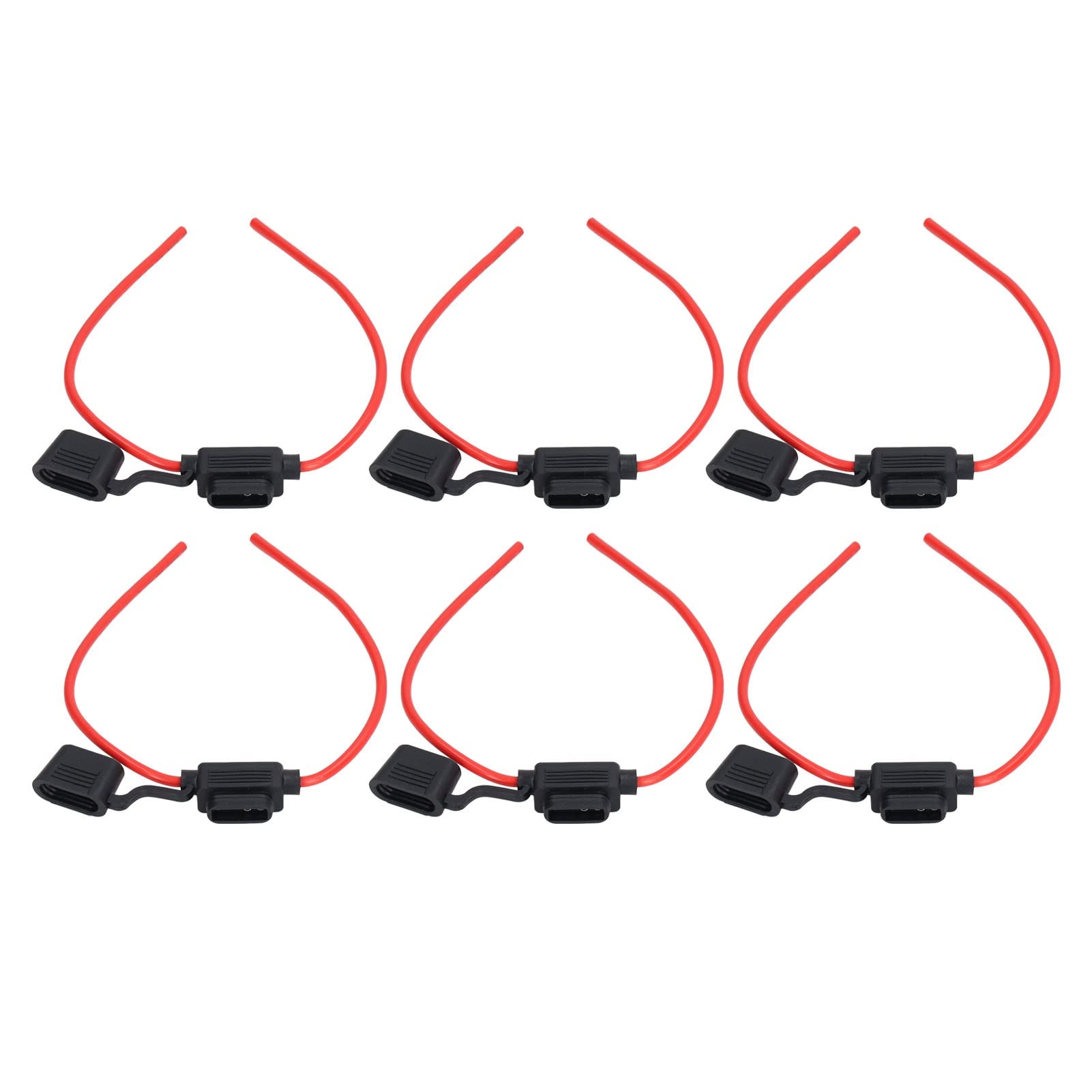 10-teiliges Inline-Halter-Set mit 8 AWG-Draht, 0 A-Anschluss, Easy W Inline-Halter mit – Halter-Set für Se-Verbindungen (14AWG, 20A) von Yctze