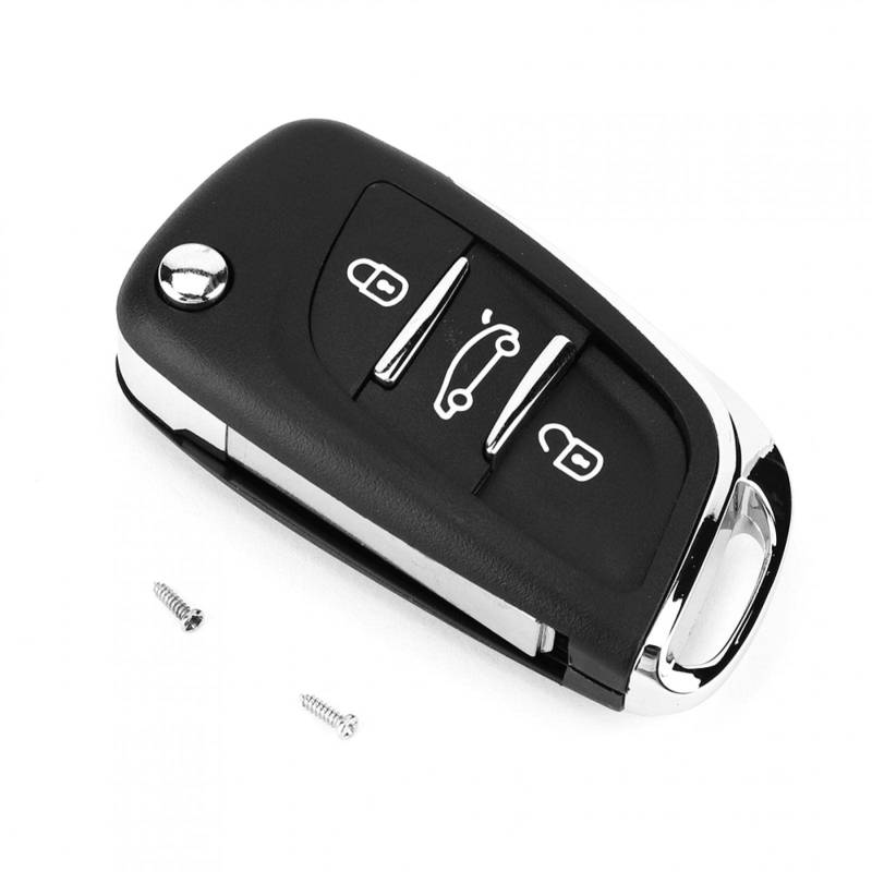 3 Tasten Auto Fernbedienung Flip Key Fob Case Blade Cover Shell Fit für Partner 306 407 für Fernbedienung Schlüsselanhänger von Yctze