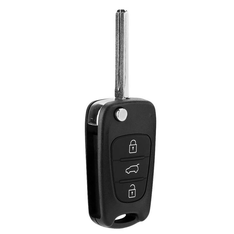 3-Tasten-Auto-Fernbedienung Flip Key Fob Case Schutzhülle Shell Fit für i20 i30 für Key Remote 3-Tasten-Schlüsselhalter von Yctze