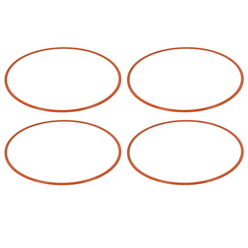 4 Stück 20-Zoll-Felge oder ABS-sicherer, Selbstklebender Schutz – Universal-Felge für Autos, Stilvoller Felgenrand-Zierring (ORANGE) von Yctze