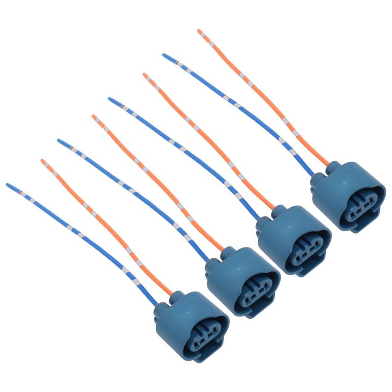 4 Stück 9005 HB3 Scheinwerfer-Sockel-Kabelbaum – DC 12 Bis 24 V Steckerkabel für Halogenbirne mit Weiblichem Kopf – Einfache Installation für Verbesserte Scheinwerferleistung von Yctze