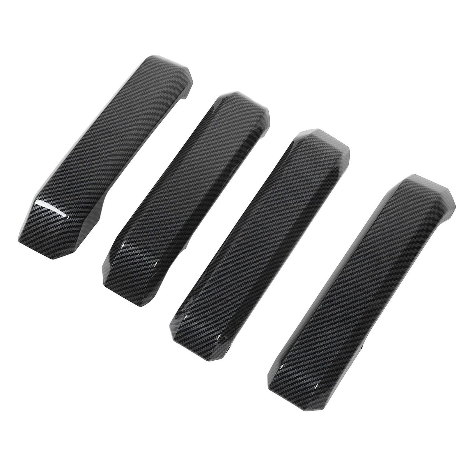 4PCS Innere Türgriffe Abdeckung Trim Carbon Faser Muster Kratzschutz Innen Türgriff Trim Aufkleber von Yctze