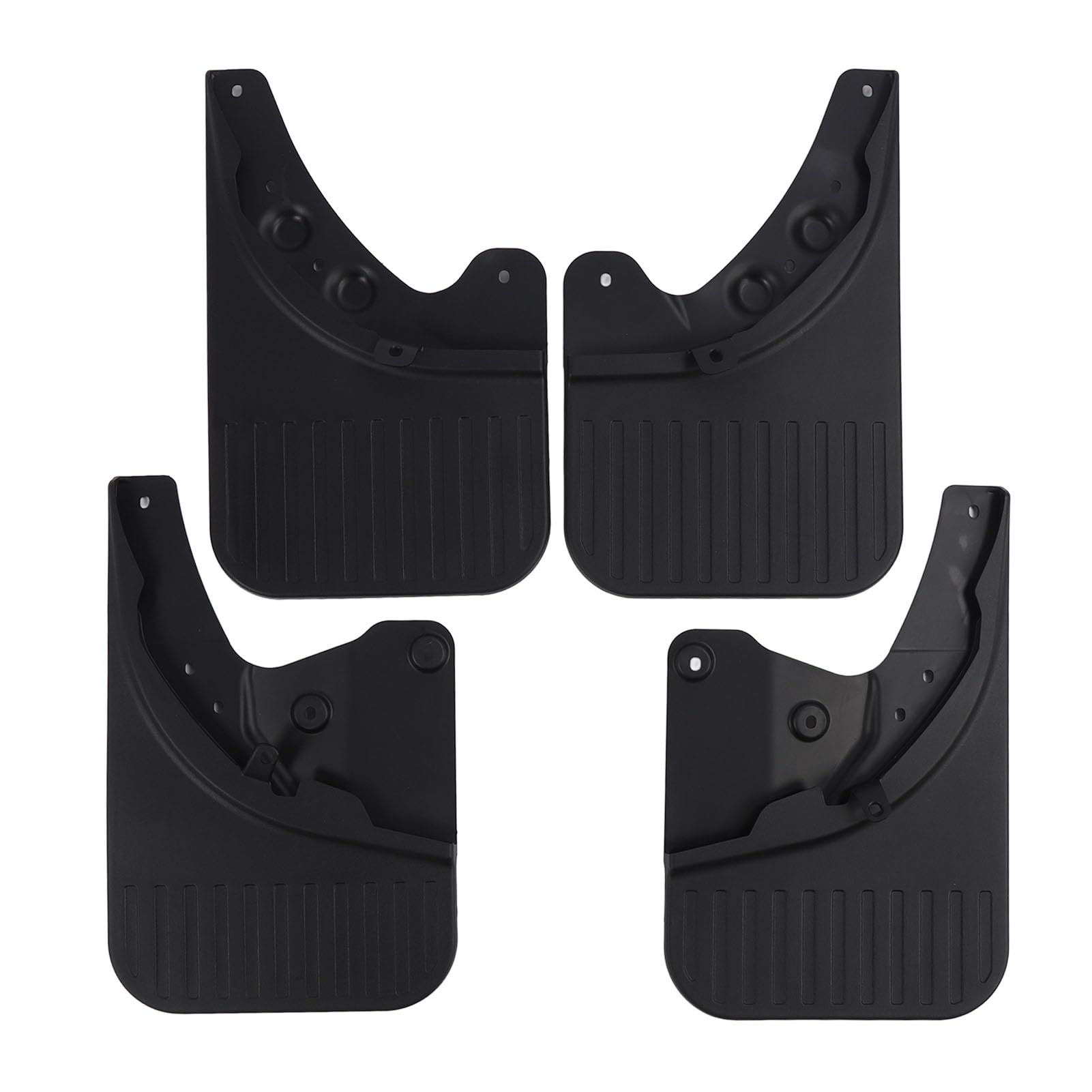 4pcs Autorad Kotflügel Guards Set, Stoßdicht und Kratzfeste Schlammklappen für 2024 - Schwarz von Yctze