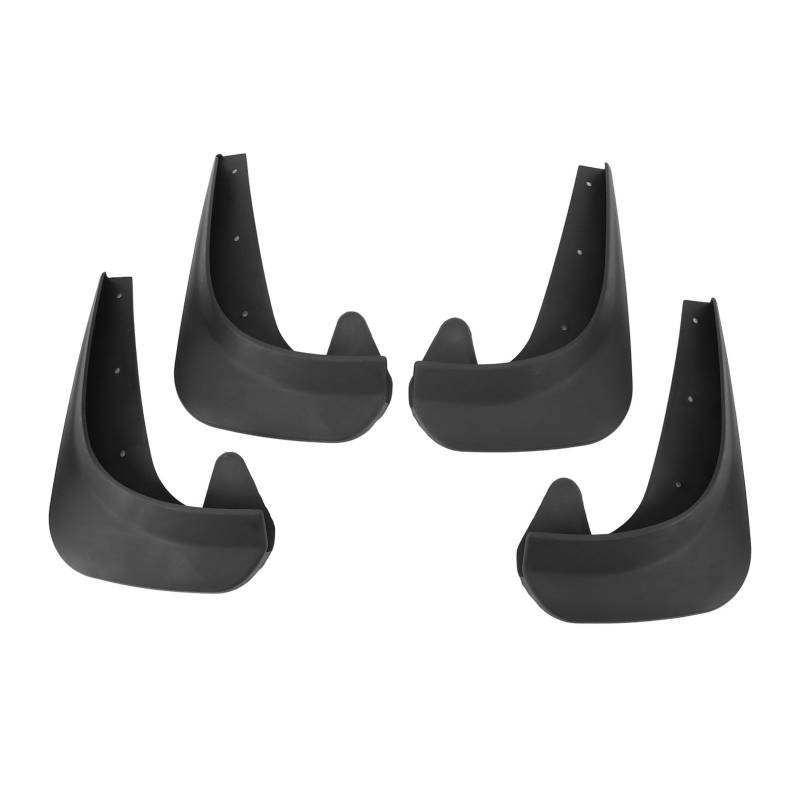 4pcs Schlammklappen Set - Anti -Guards für Autos, Lastwagen, SUVs - Schwarze Kotflügel von Yctze