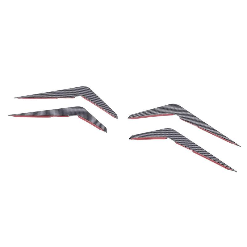 4pcs X5 G05 LCI M Sport 2023 Vorderseite Luftentlüftungsabdeckung Einlass Canard für Autos Heckspalte Splitter Stoßfänger Lippenschutzkit mit Nebel Lichtrahmen Canard (2) von Yctze