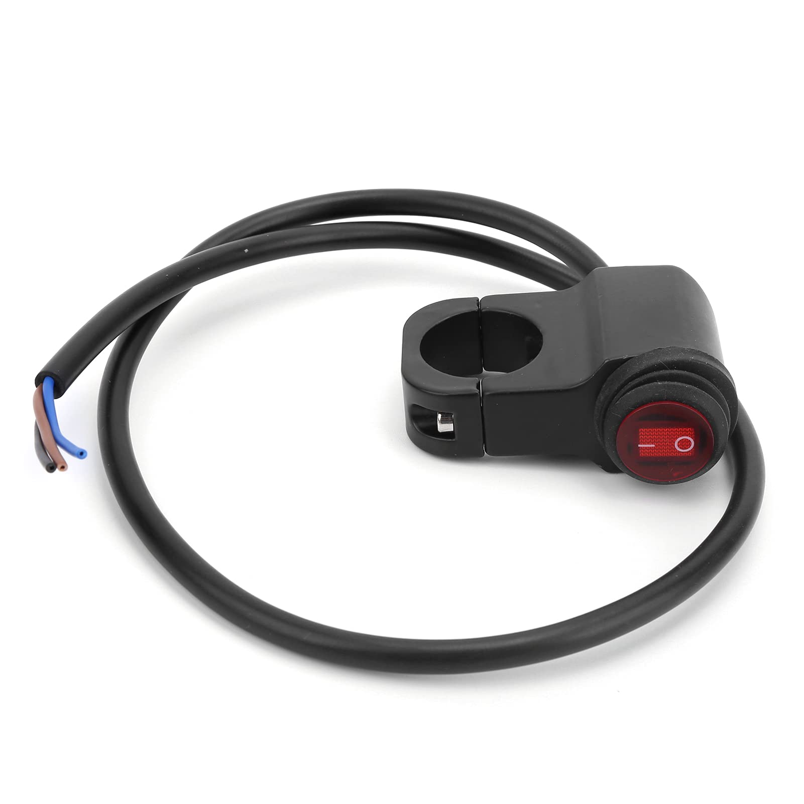 7/8-Zoll-Lenkerschalter, Scheinwerfer-Hazard-Nebelscheinwerfer-Steuerung, Ein-Aus-Taste mit Roter Anzeige für Motorrad, ATV, UTV, Universal-Lenker-Kill-Schalter mit Lichtsteuerung 7/8-Zoll-Lenkerschalter, Scheinwerfer-Hazard-Nebelscheinwerfer-Steuerung, Ein-Aus-Taste mit Roter Anzeige für Motorrad, ATV, UTV, Universal-Lenker-Kill-Schalter mit Lichtsteuerung von Yctze