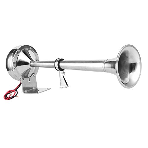 Air Horn Large Size Single Marine Grade 304 Edelstahl 12 V Boat Ship Trumpet Automotive Air Hupen Dieses Horn Ist die Perfekte Wahl füR Boote, R von Yctze