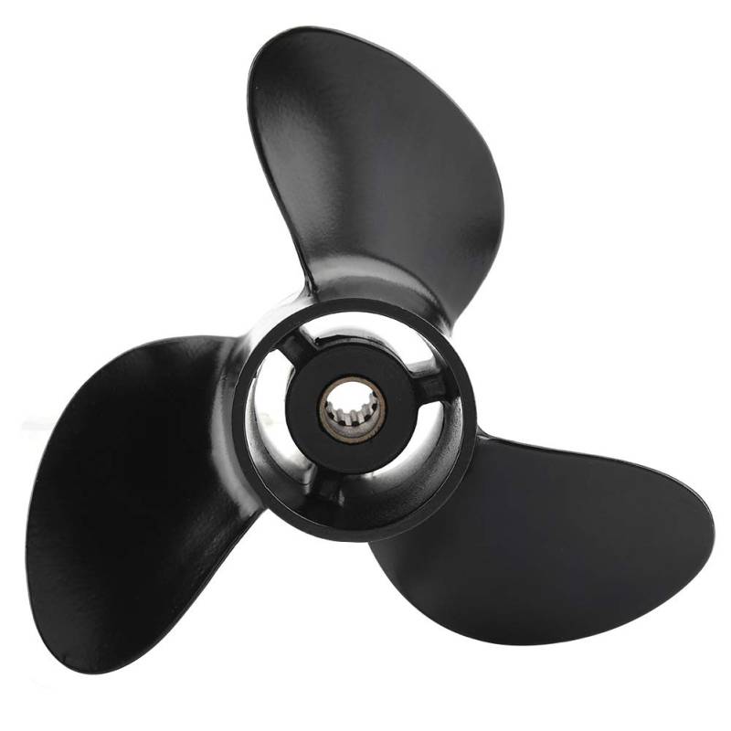 Außenbordmotor Propeller,Yctze Aluminiumlegierung Propeller 7.8x8 Ersatz für Tohatsu Mercury Außenborder 4HP 5HP 6HP von Yctze