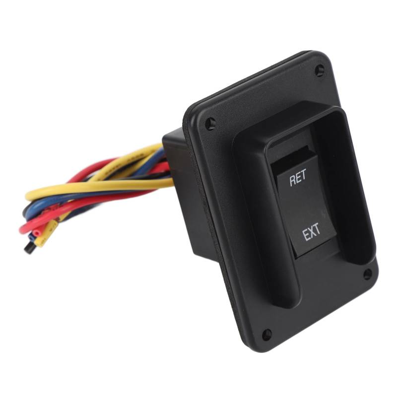 DC12V 24V RV Extend Retract Schalter mit 24cm Kabel – IP68 Wasserelektrischer Stabilisatorschalter für Wohnmobile und Wohnmobile von Yctze