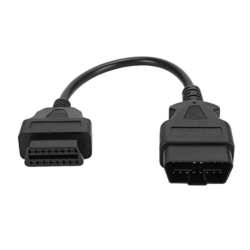 Diagnoseanschluss Diagnoseadapter OBD-VeOBD 16Pin 0,/0,98ft Stecker auf Buchse Verlängerungskabel Diagnoseadapteranschluss von Yctze