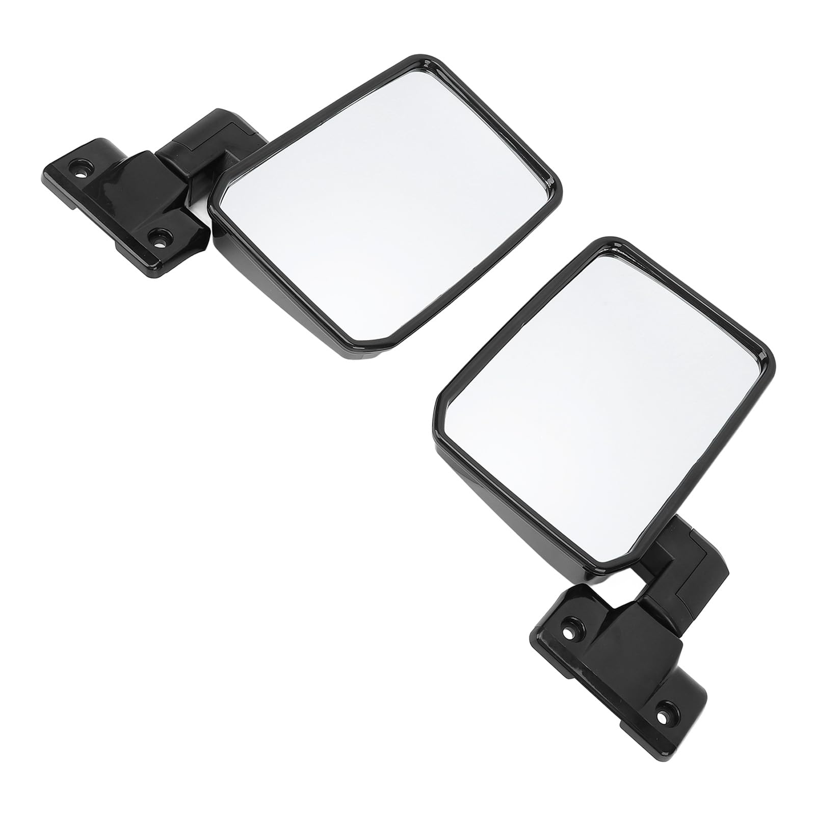 Linker und Rechter Türspiegel, Kompatibel mit Landcruiser 70 75 78 Serie 1985–2013, Rückspiegel-Set für Fahrer- und Beifahrerseite, Klare Sicht-Seitenspiegel für Auto (Langer Typ) von Yctze