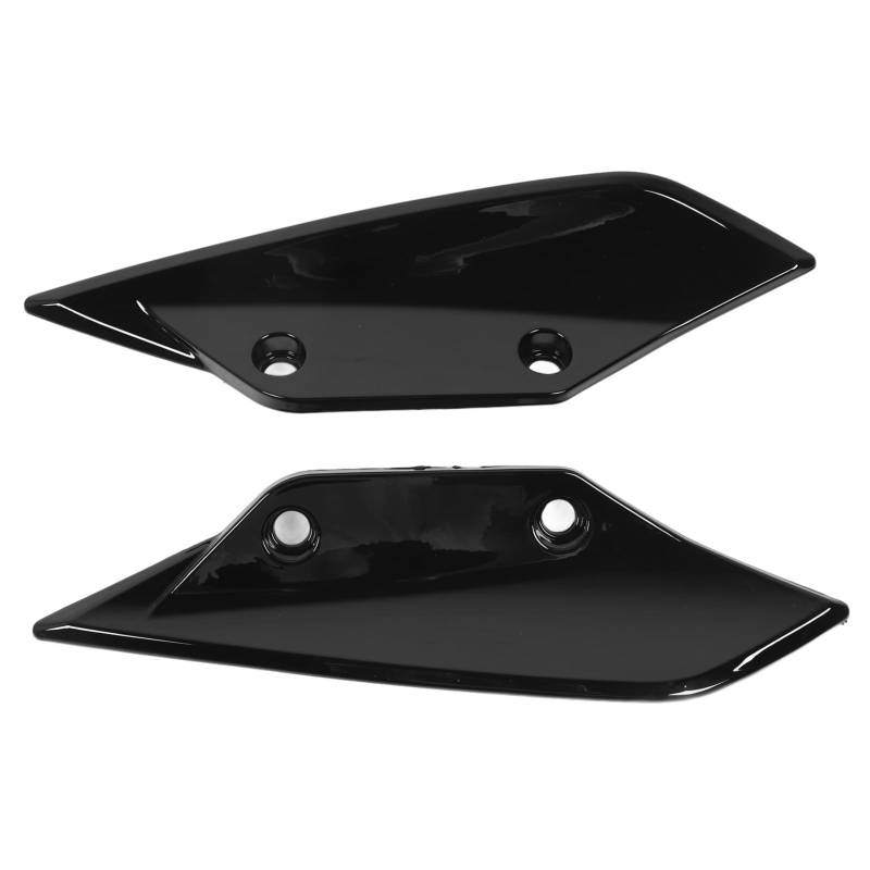 Seitenspoilerverkleidung, 1 Paar Frontspoiler-Winglets-Verkleidung, Schwarz, Starke Motorradverkleidung für S1000RR 2009 Bis 2014, Aerodynamische Winglets von Yctze